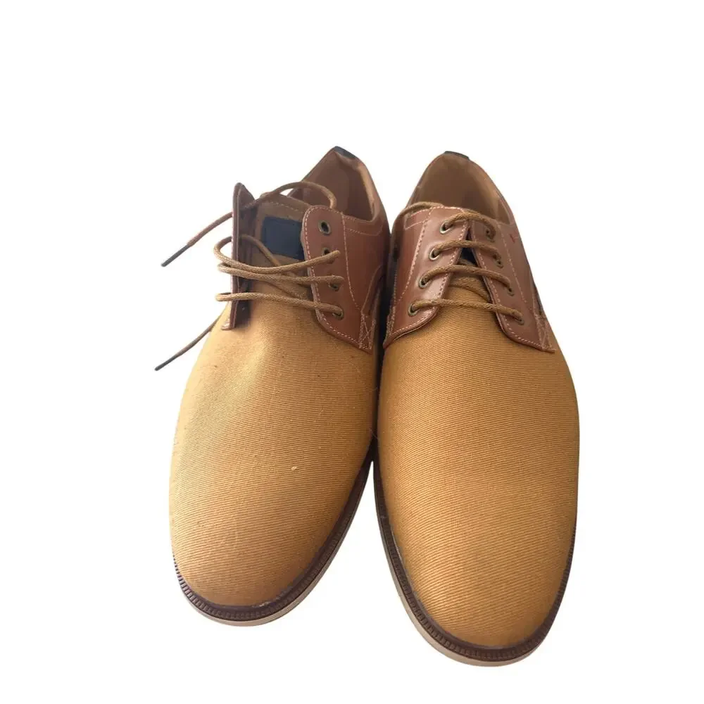 Bruno Marc Men's LG19012M Tan Casual Lace-Up Dress Oxford Shoes 10 p